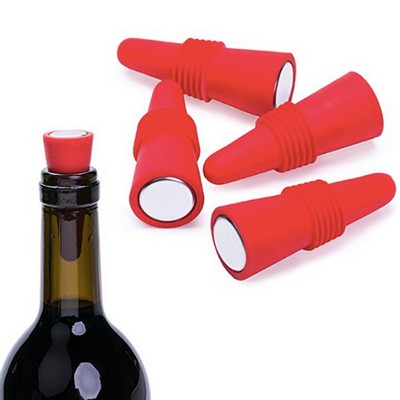 Stainless Steel And Silicone Bottle Stopper