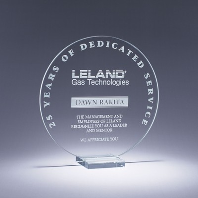 6.25" Serenity Crystal Award