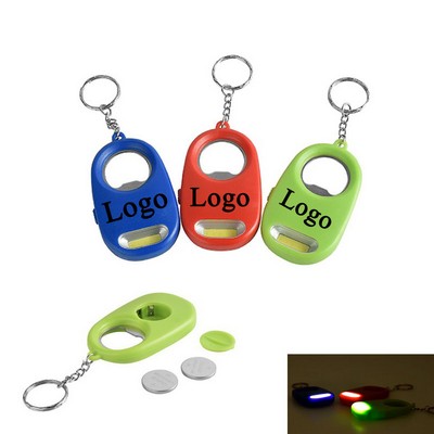 COB Mini Flashlight w/Bottle Opener