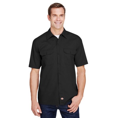 Williamson-Dickie Mfg Co Men's FLEX Short-Sleeve Twill Work Shirt