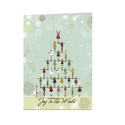 People Tree Greeting Card