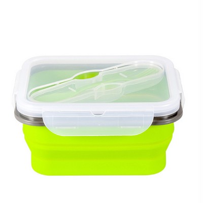 Single Compartment Silicone Folding Lunch Box