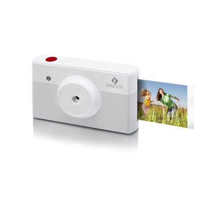 Minolta® Gray & White Instapix™ Instant Print Camera