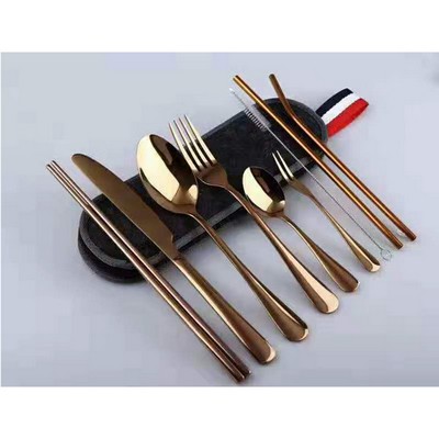 9 in 1 Stainless Steel Cutlery Set