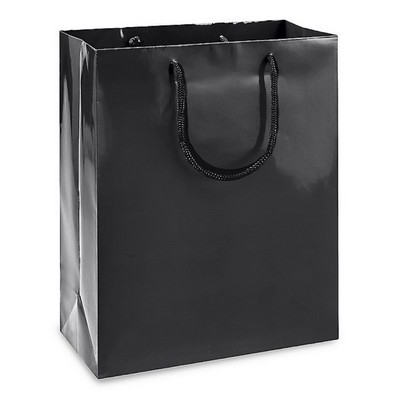 European Shopping Bags - Gloss - Rope Handle (10"x5"x13")