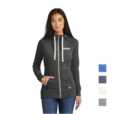 New Era® Ladies Sueded Cotton Blend Full-Zip Hoodie