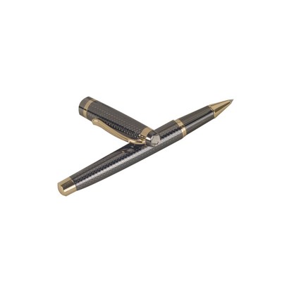 Swarovski Series Vintage Metal Roller Pen with Gold Accents