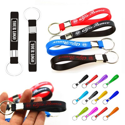 Silicone Wristband Keychain