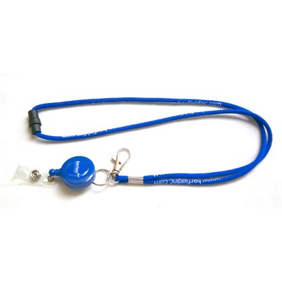 Customized Lanyard w/Retractable Badge Reel