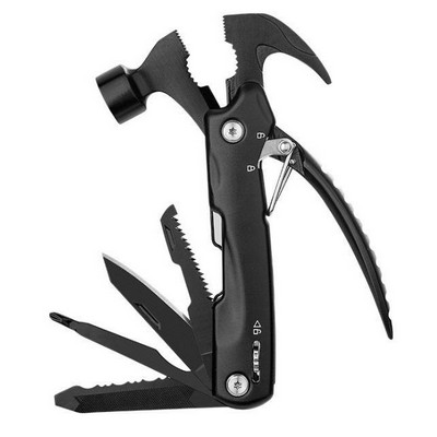 Multi-Functional 12 in 1 Mini Hammer Camping Gear Survival Tool