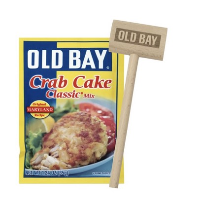 Old Bay Seasoning with Wood Mallet