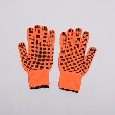 Hi-Vis Safety Anti-slip Dotted Knit Gloves