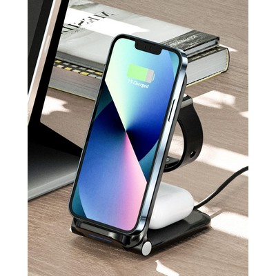 3-1 Foldable Wireless Charger *Fast Charge 15W*