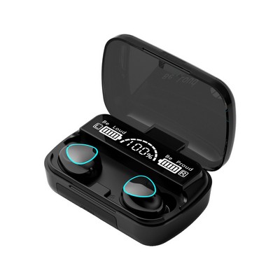 TWS Earbuds W/600 mAh Power Bank