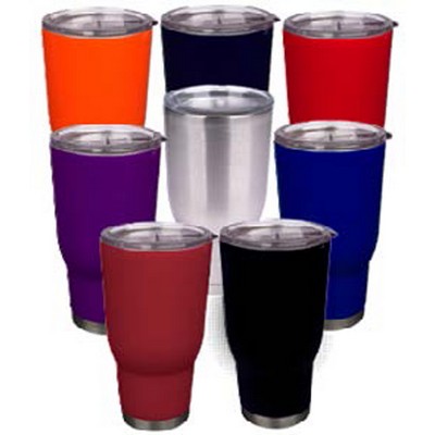 32oz Vacuum Insulated Powder Coated Stainless Steel Tumbler