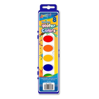 Liqui-Mark® 8-Color Washable Watercolor Paints w/Brush Case