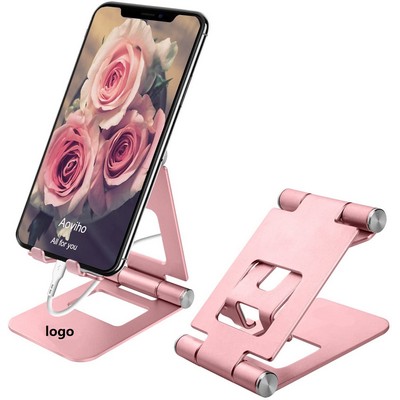 Fully Foldable Aluminum Portable Phone Stand