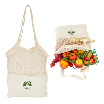 Cotton Mesh Tote Bag