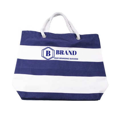 Open Top Heavy Duty Canvas Grocery Tote Bag