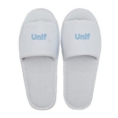 Polyester Open-Toe Travel Slipper