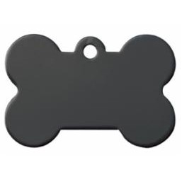 Black Bone Pet ID Tag