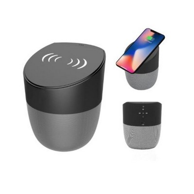 Wireless Charger with Bluetooth Speaker