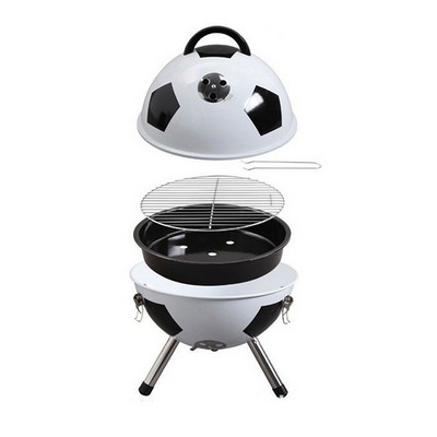 Soccer ball design portable outdoor charcoal barbecue BBQ grill