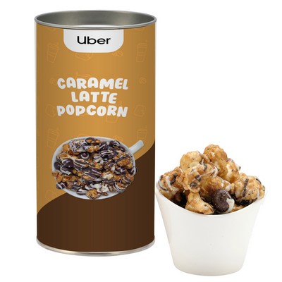 Gourmet Popcorn Tube - Caramel Latte Popcorn