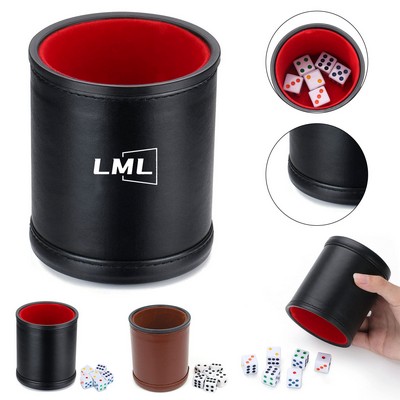 Leather Game Dice Cup