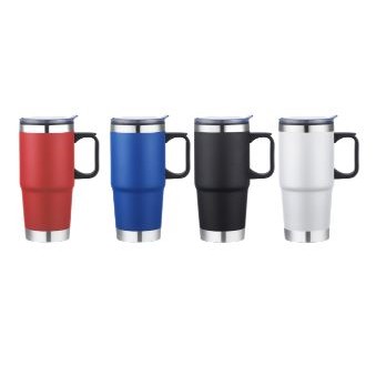 24oz Stainless Steel Travel Mug with Stainless Steel Bottom