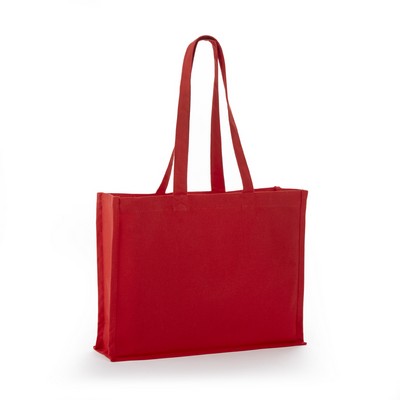 Heavy Cotton Canvas Tote With Gusset