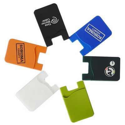 Silicone Phone Wallet Card Holder