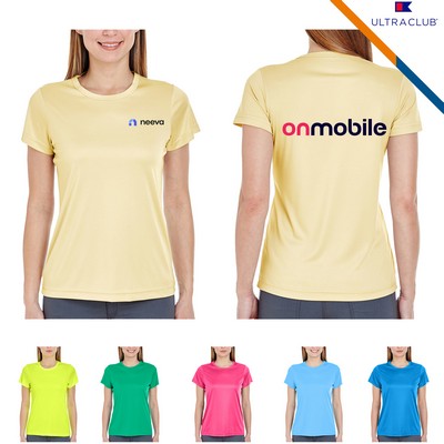 UltraClub® 4 Oz. Ladies' Cool & Dry Performance T-Shirts