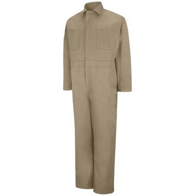 Red Kap™ Men's Twill Action Back Coverall - Khaki Tan