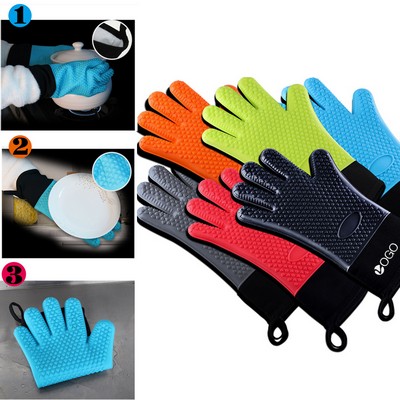 Heat Resistant Silicone Oven Mitt