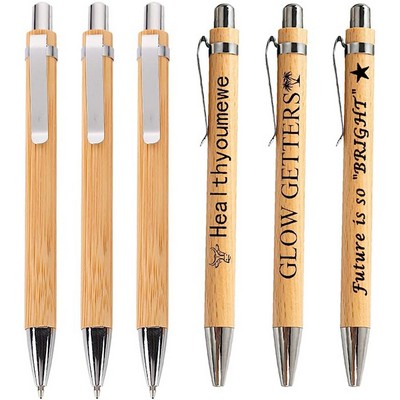 Premium Eco-friendly Bamboo Ballpoint Pen