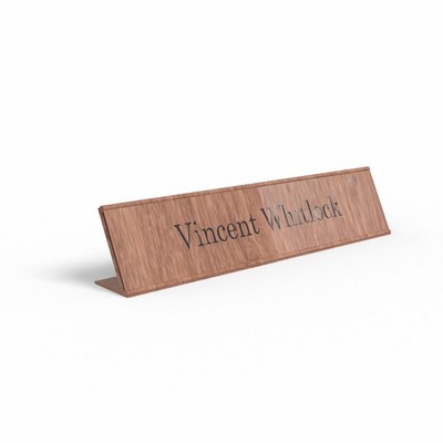 2" x 8" Wood Name Plates