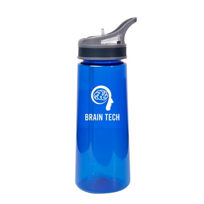 22 oz. Trotter Water Bottle w/ Straw (1 Color Imprint)