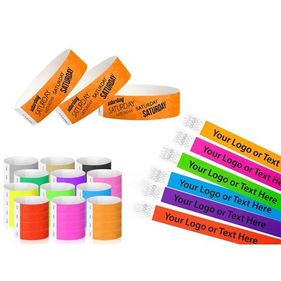 3/4" Custom Tyvek Wristbands for Events