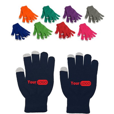 Acrylic 3 Fingers Touch Screen Gloves