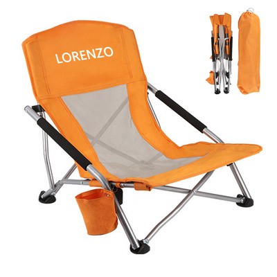 Nylon Steel Tube Folding Chair