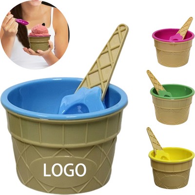 Ice Cream Bowl And Spoon Kit