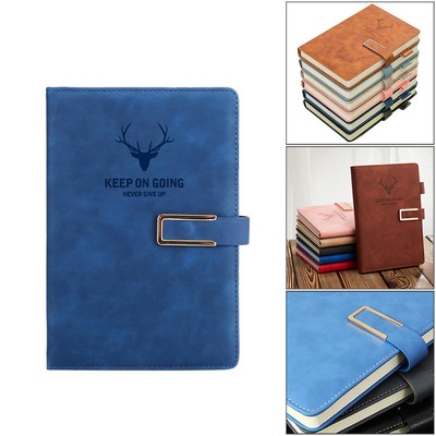 A5 PU Leather Cover Paper Notebook