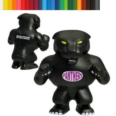 Semi-crouching Panther Mascot Stress Ball