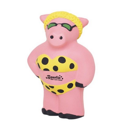 PU Cool Beach Pig Stress Ball