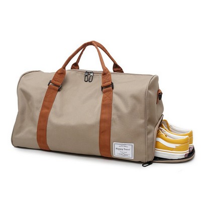 Sports Duffle Bag with Shoe Compartment