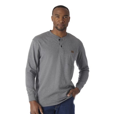 Wrangler Riggs Workwear Long Sleeve Henley Shirt