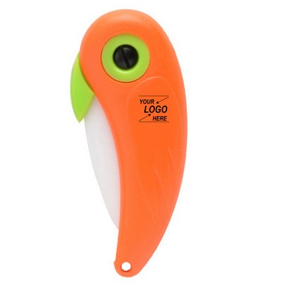 Parrot Design Ceramic Kitchen Knife