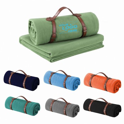 Cozy Portable Fleece Blanket