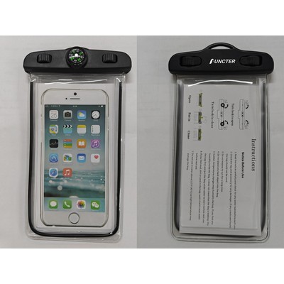 6.5" Waterproof Smart Phone Bag w/Luminous Function & Compass